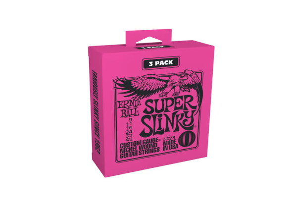 Ernie Ball SLINKY PINK 9-42 TRIPACK (3) Ernie Ball SLINKY PINK 9-42 TRIPACK (3)